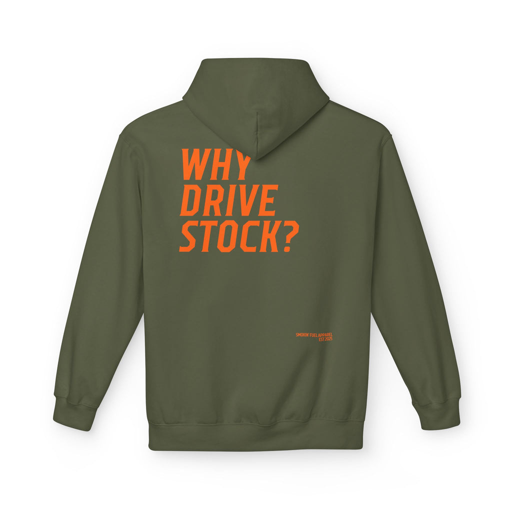 Why Drive Stock Hoodie Orange