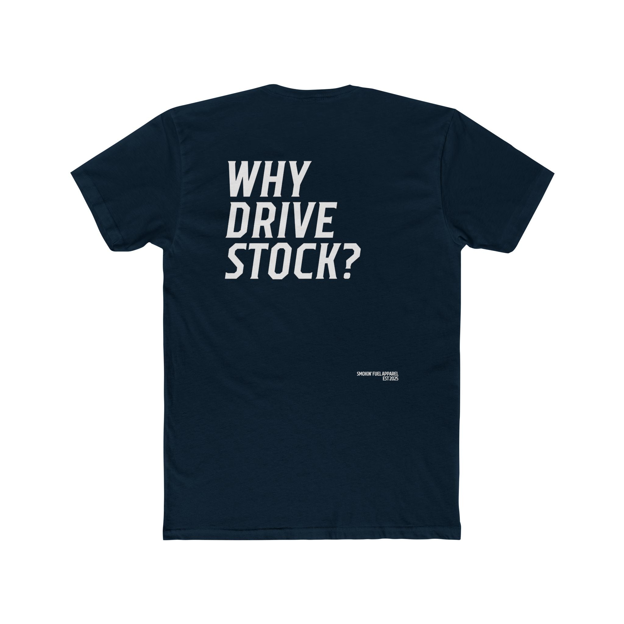Why Drive Stock Tee White