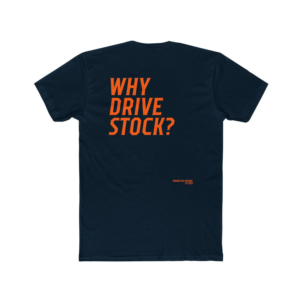 Why Drive Stock Tee Orange