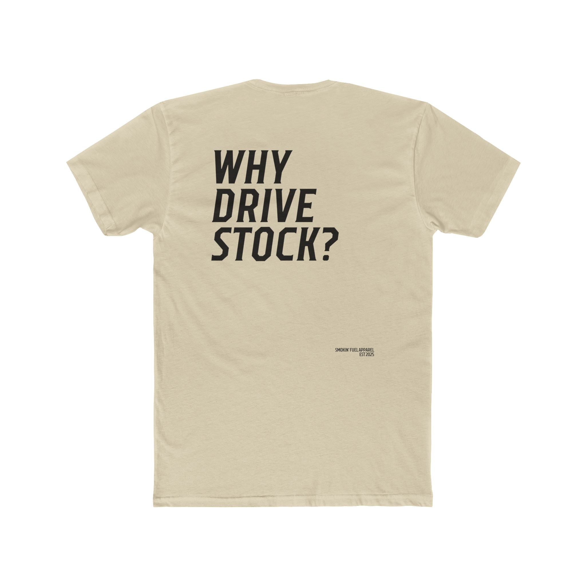 Why Drive Stock Tee Black