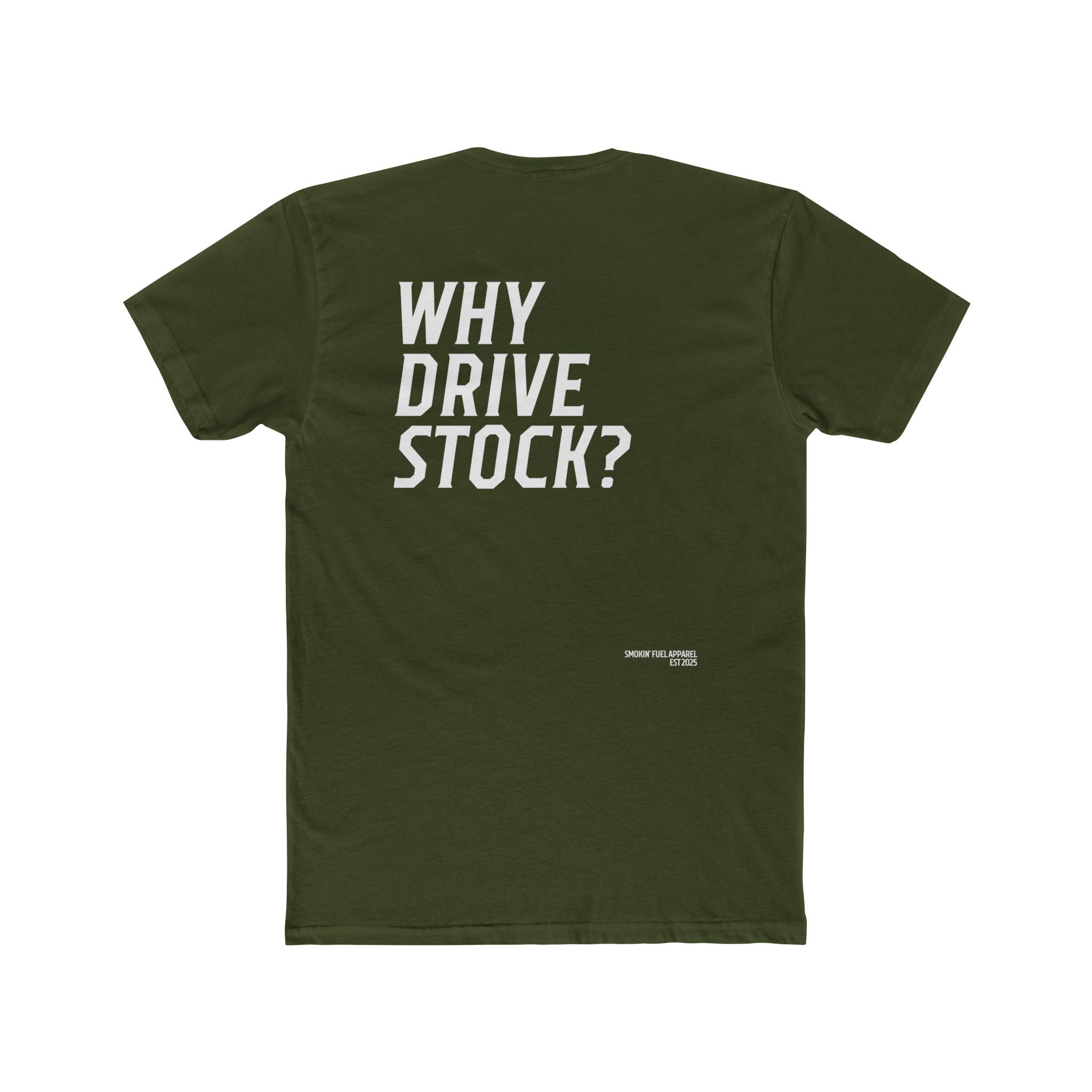 Why Drive Stock Tee White