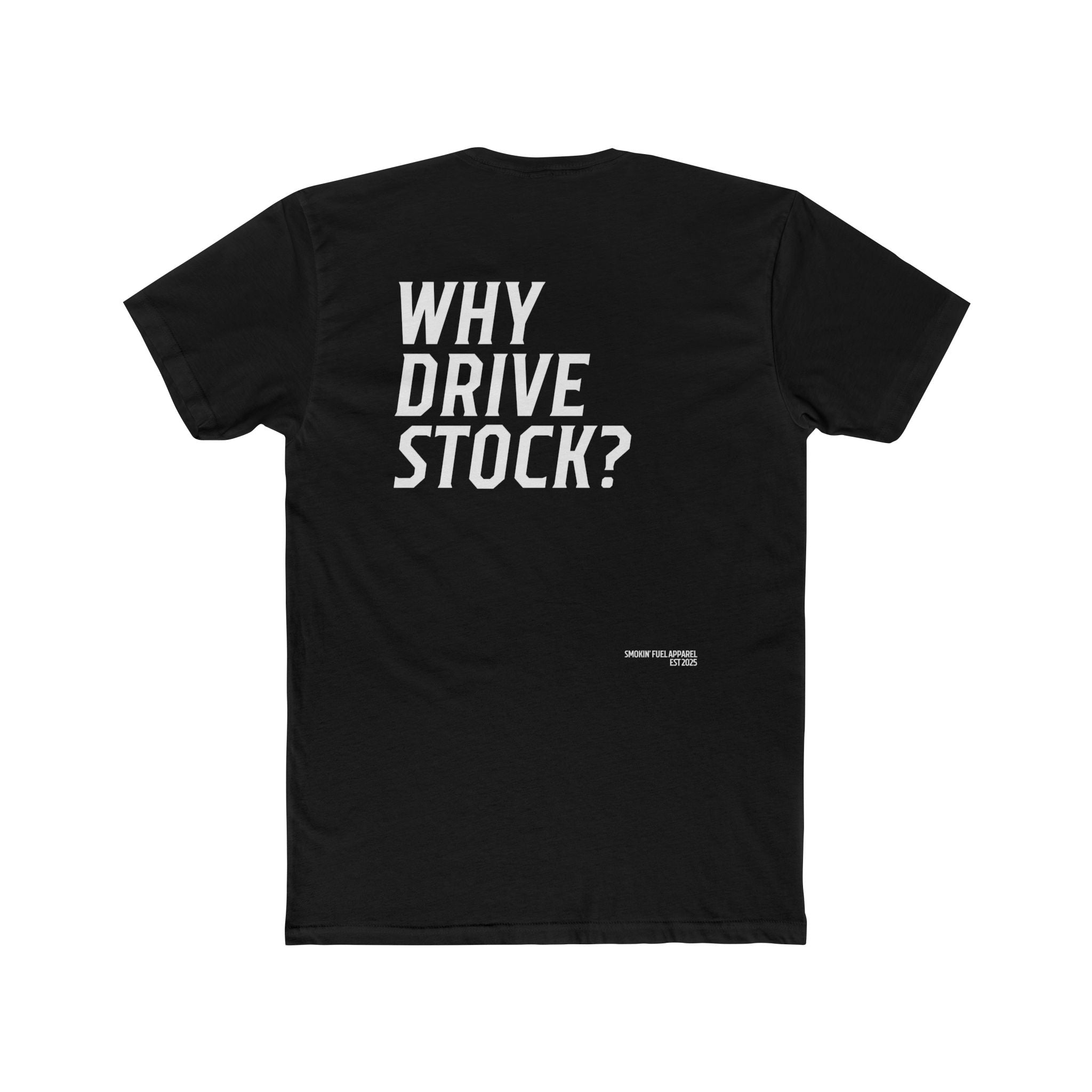 Why Drive Stock Tee White