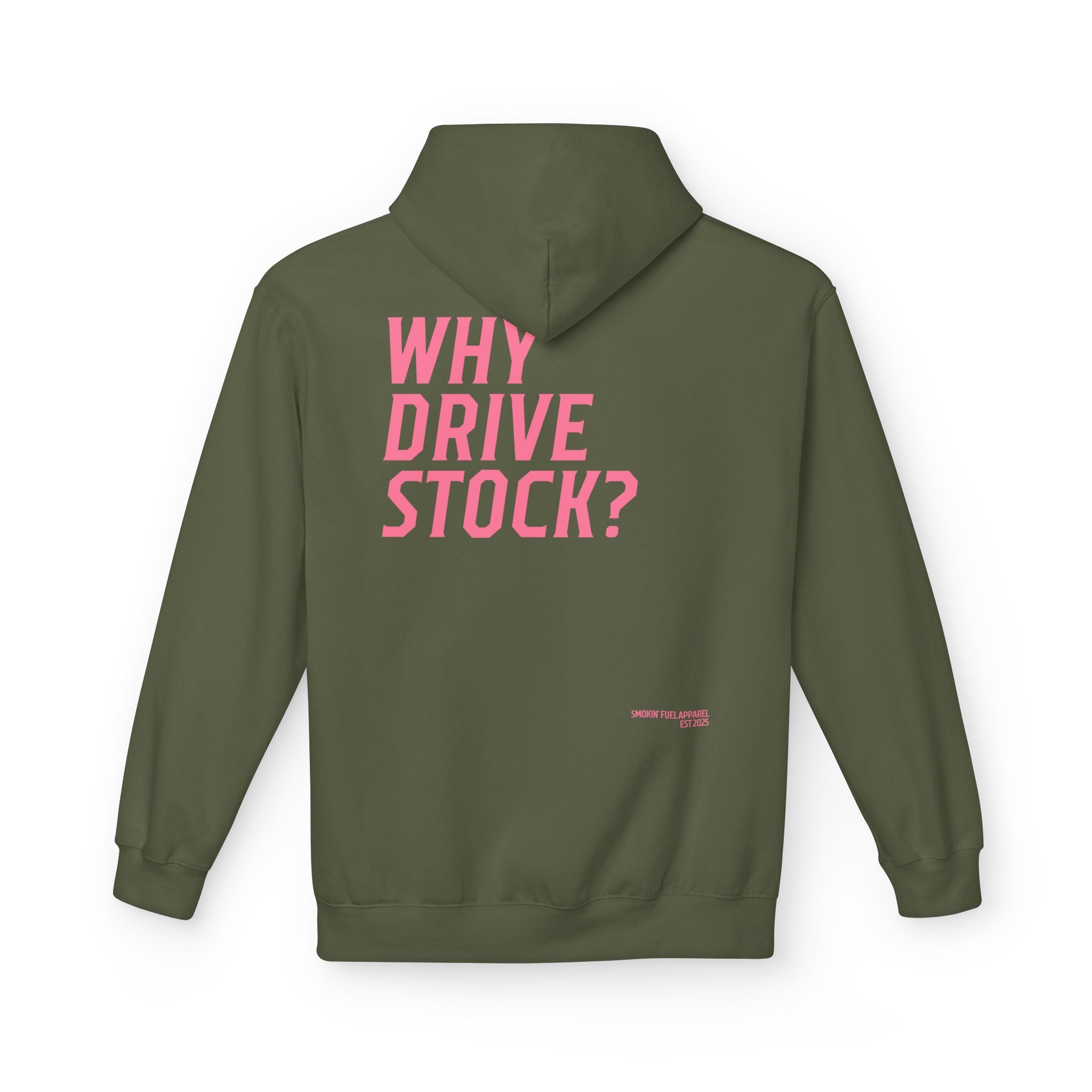 Why Drive Stock Hoodie Pink