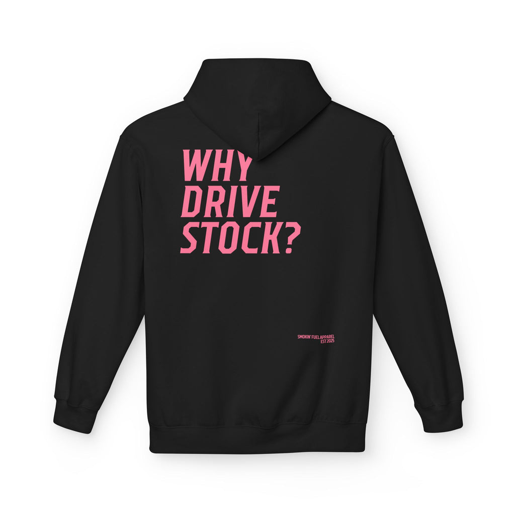Why Drive Stock Hoodie Pink