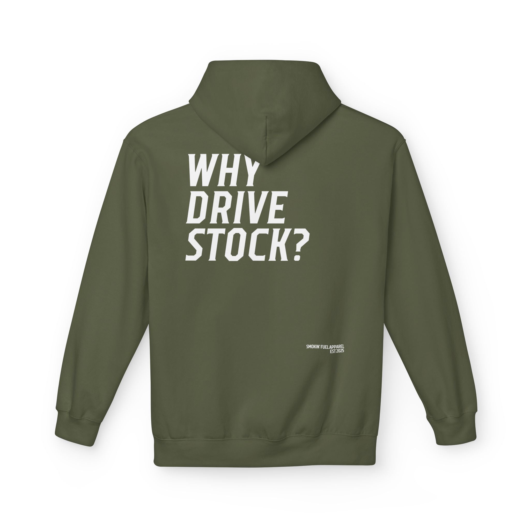 Why Drive Stock Hoodie White