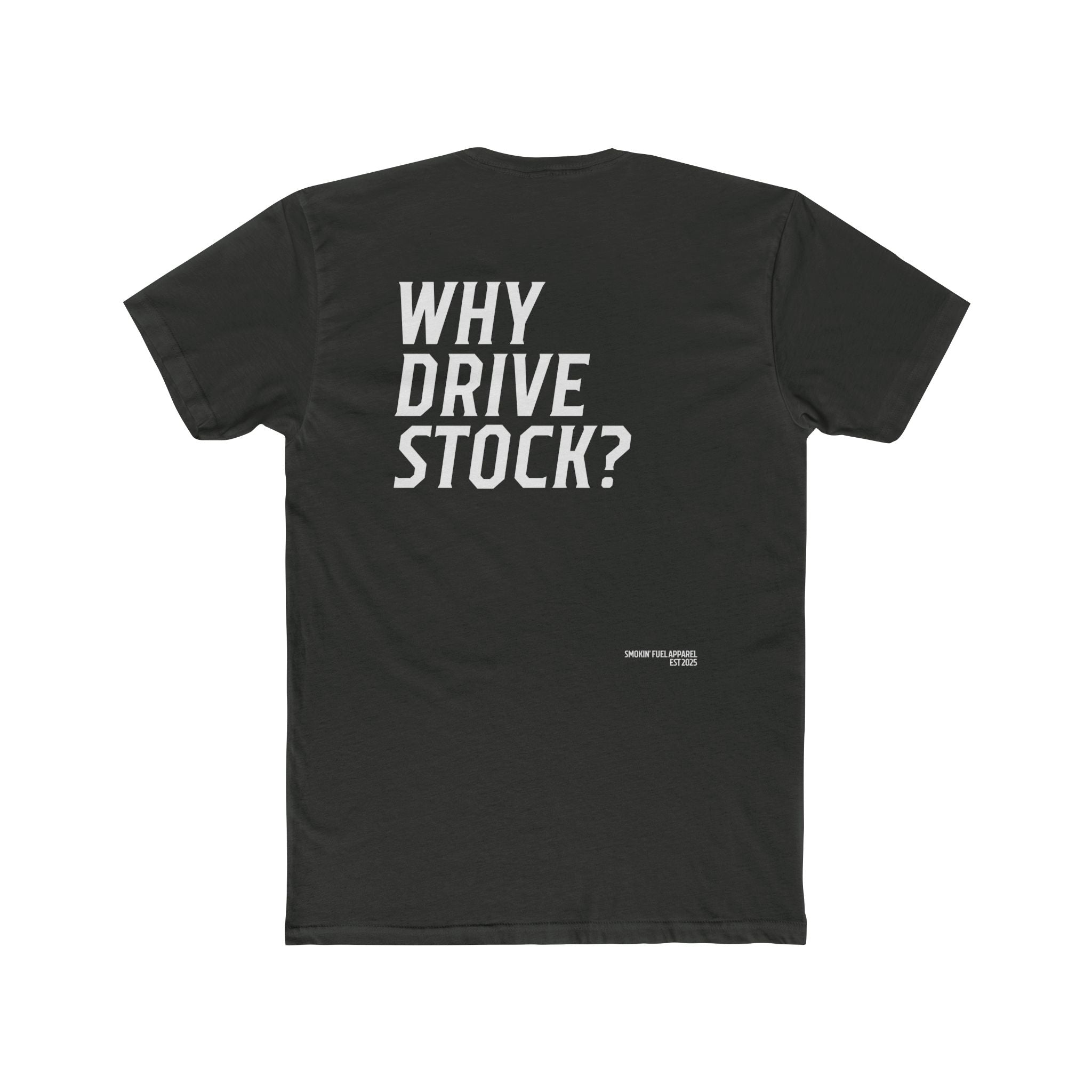 Why Drive Stock Tee White