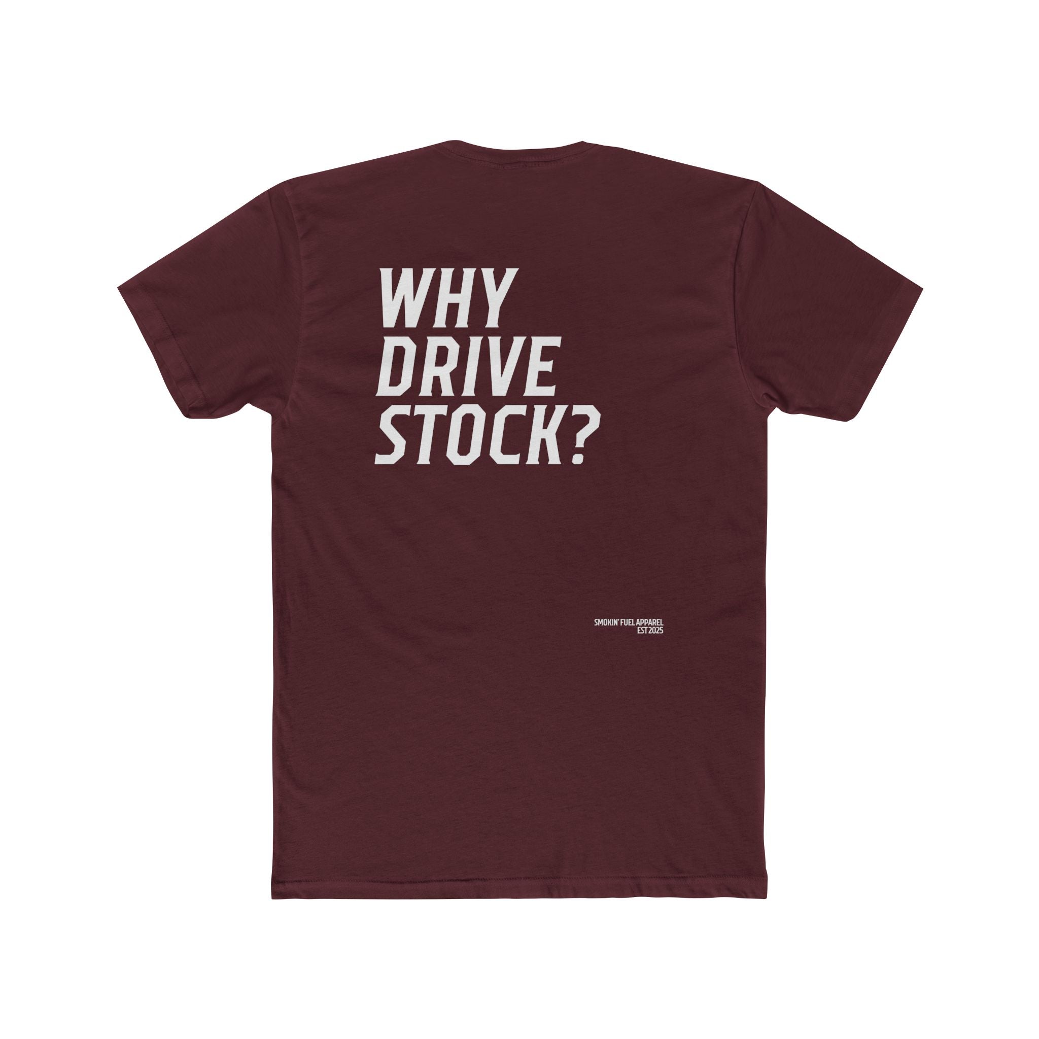 Why Drive Stock Tee White