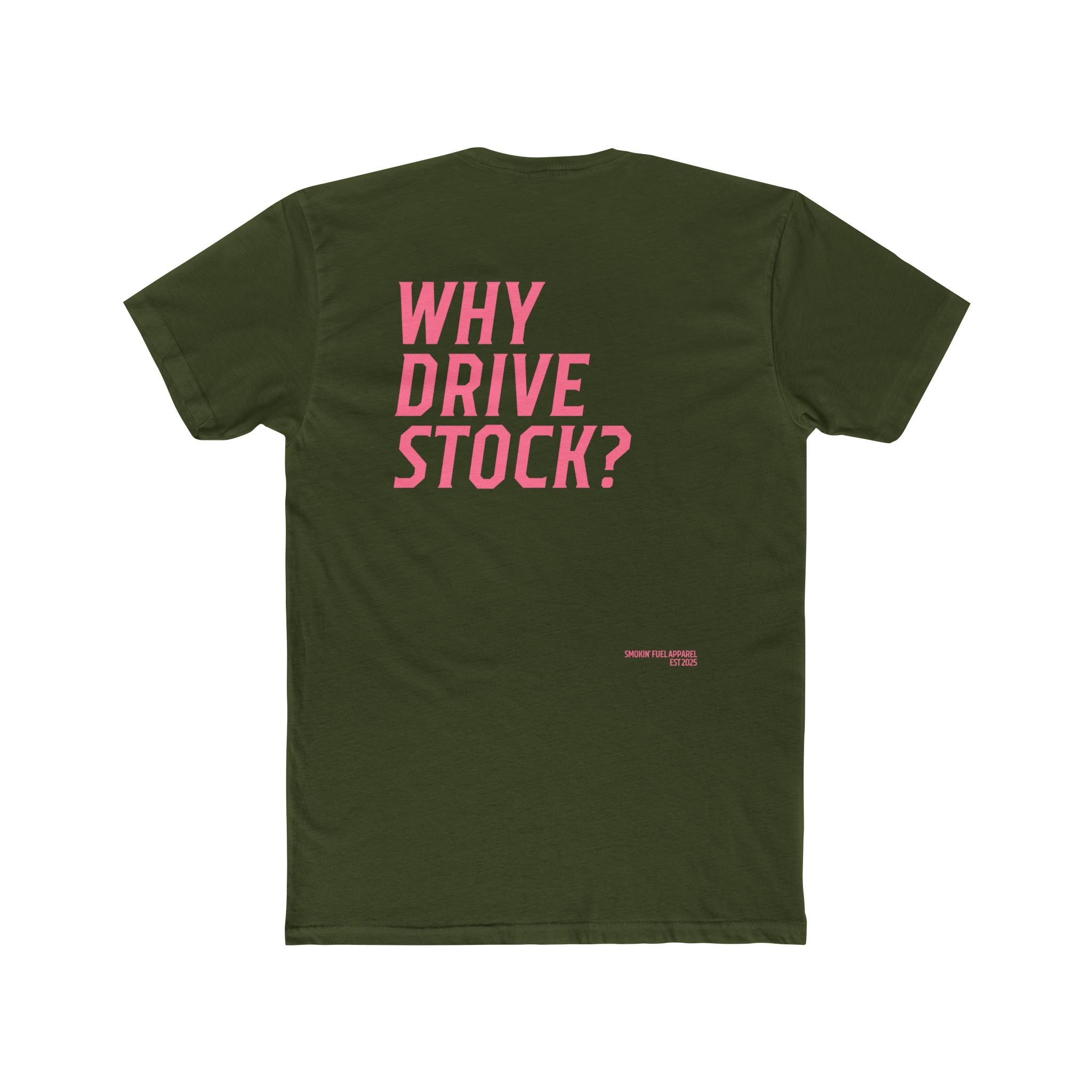 Why Drive Stock Tee Pink